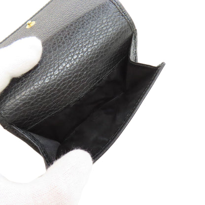 GUCCI 474746 Compact Wallet Double G Bifold Wallet with Coin Pocket Calf Ladies [Used]