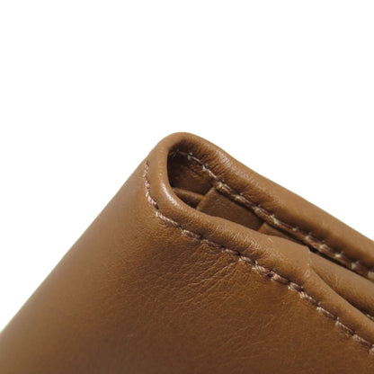 Salvatore Ferragamo ribbon Bifold Wallet with Coin Pocket Leather Ladies [Used]