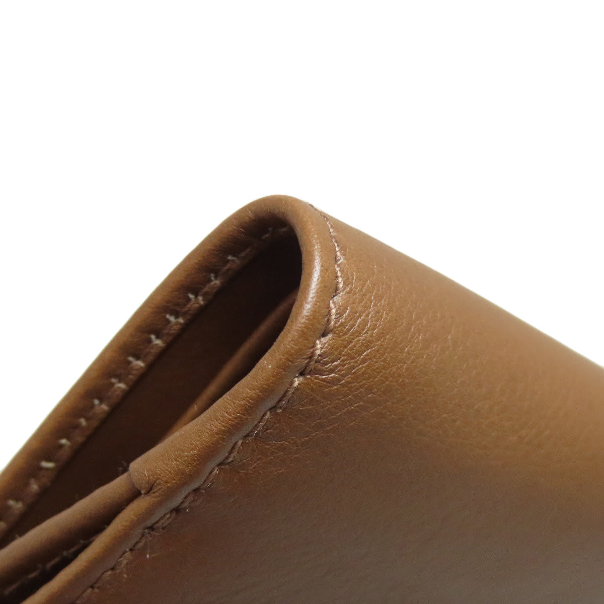 Salvatore Ferragamo ribbon Bifold Wallet with Coin Pocket Leather Ladies [Used]