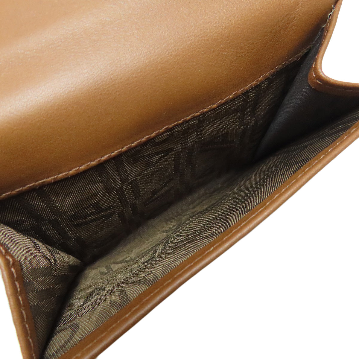 Salvatore Ferragamo ribbon Bifold Wallet with Coin Pocket Leather Ladies [Used]