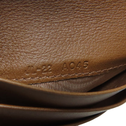 Salvatore Ferragamo ribbon Bifold Wallet with Coin Pocket Leather Ladies [Used]