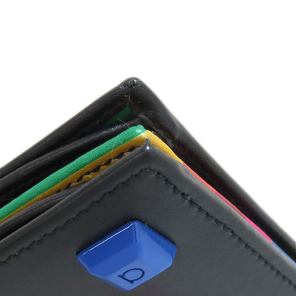 Salvatore Ferragamo Gancini motif studs Bifold Wallet with Coin Pocket Leather Ladies [Used]