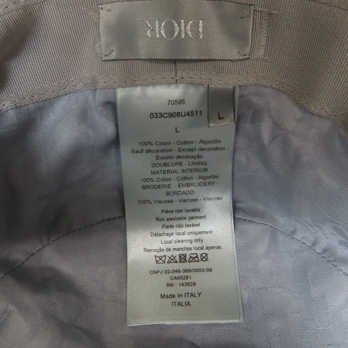 Dior Travis Scott Cactus Jack Bucket Hat hat Cotton Ladies [Used]