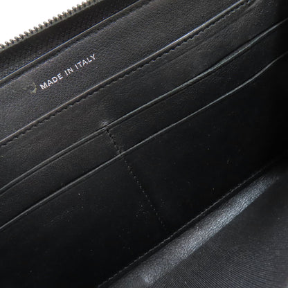 CHANEL COCO Mark Long wallet (with coin pocket) Grained Calfskin Skin Ladies [Used]