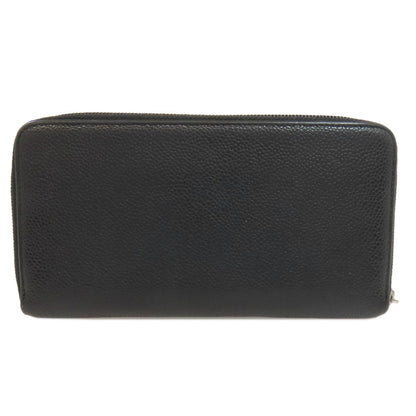 CHANEL COCO Mark Long wallet (with coin pocket) Grained Calfskin Skin Ladies [Used]