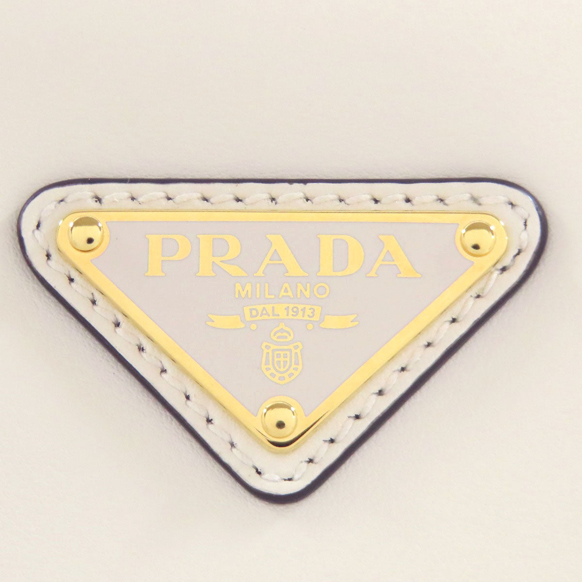 PRADA Logo Hardware 2WAY Handbag Calf Ladies [Used]