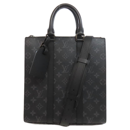 LOUIS VUITTON M46452 Sac Plat Handbag Monogram Eclipse Ladies [Used]