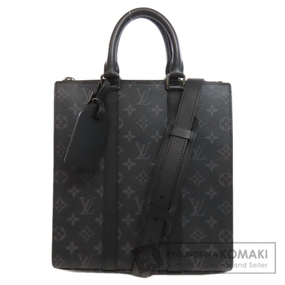 LOUIS VUITTON M46452 Sac Plat Handbag Monogram Eclipse Ladies [Used]