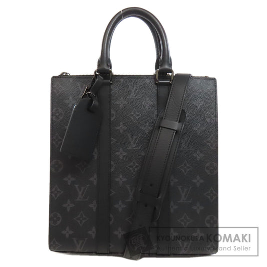 LOUIS VUITTON M46452 Sac Plat Handbag Monogram Eclipse Ladies [Used]