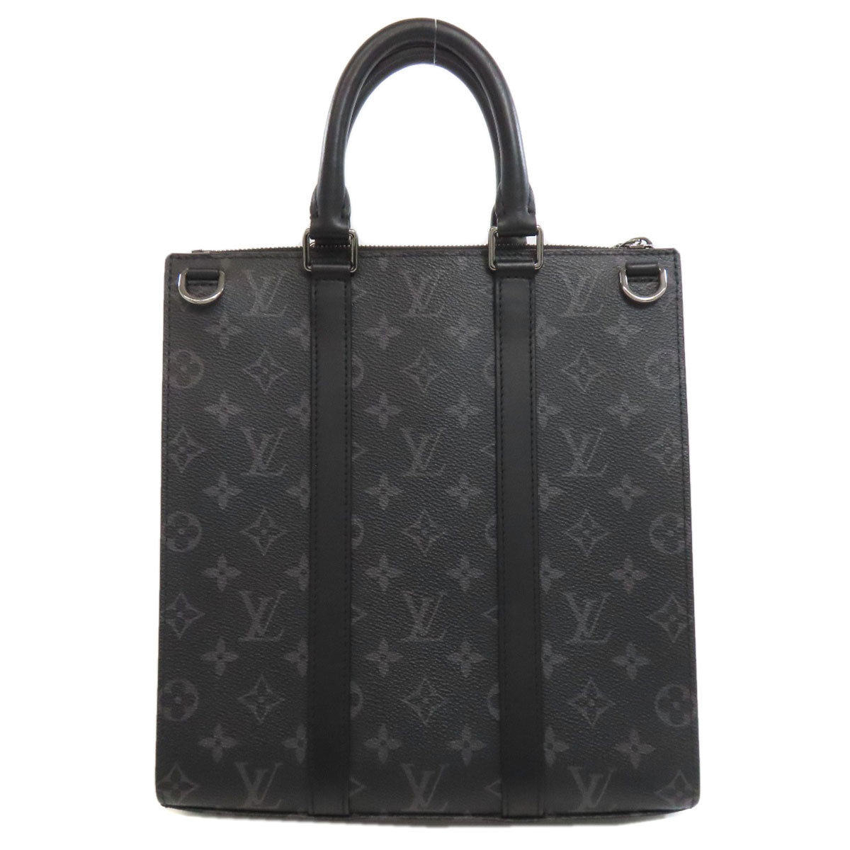 LOUIS VUITTON M46452 Sac Plat Handbag Monogram Eclipse Ladies [Used]