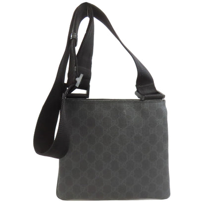 GUCCI 162905 Long Shoulder GG Supreme Shoulder Bag PVC Ladies [Used]