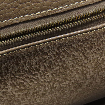 HERMES Kelly 28, Inner Stitch, Etoupe, Gold Hardware Handbag Taurillon Clemence Ladies [Used]