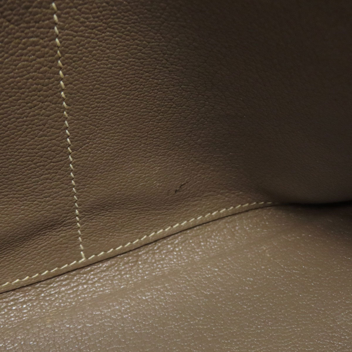 HERMES Kelly 28, Inner Stitch, Etoupe, Gold Hardware Handbag Taurillon Clemence Ladies [Used]