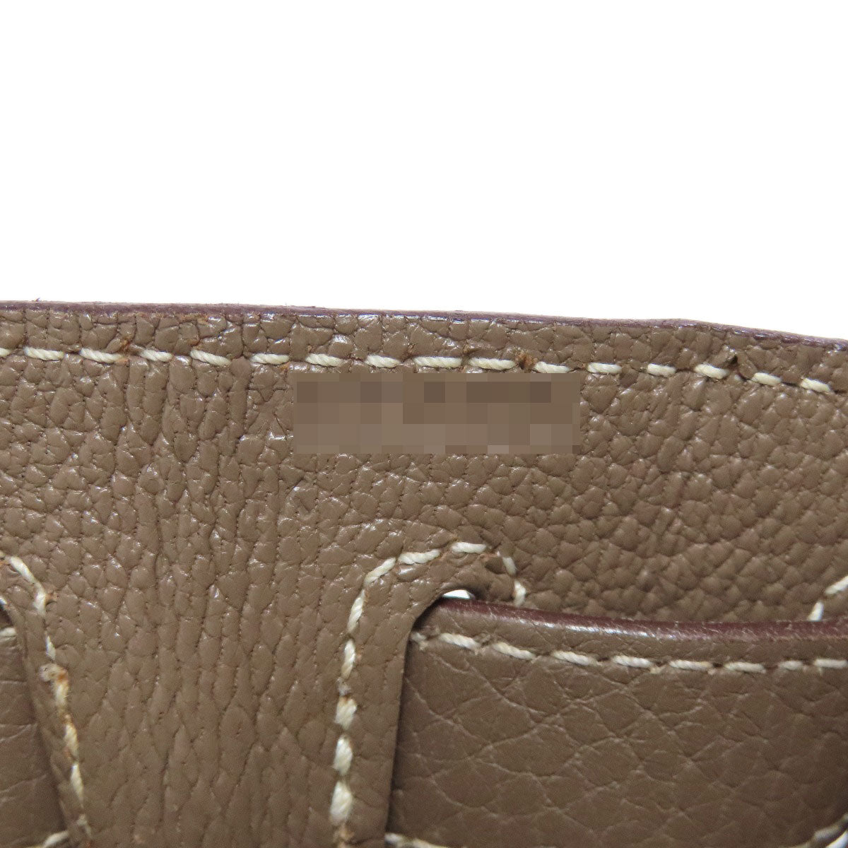 HERMES Kelly 28, Inner Stitch, Etoupe, Gold Hardware Handbag Taurillon Clemence Ladies [Used]