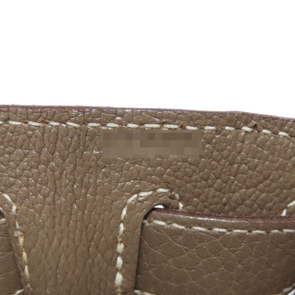 HERMES Kelly 28, Inner Stitch, Etoupe, Gold Hardware Handbag Taurillon Clemence Ladies [Used]