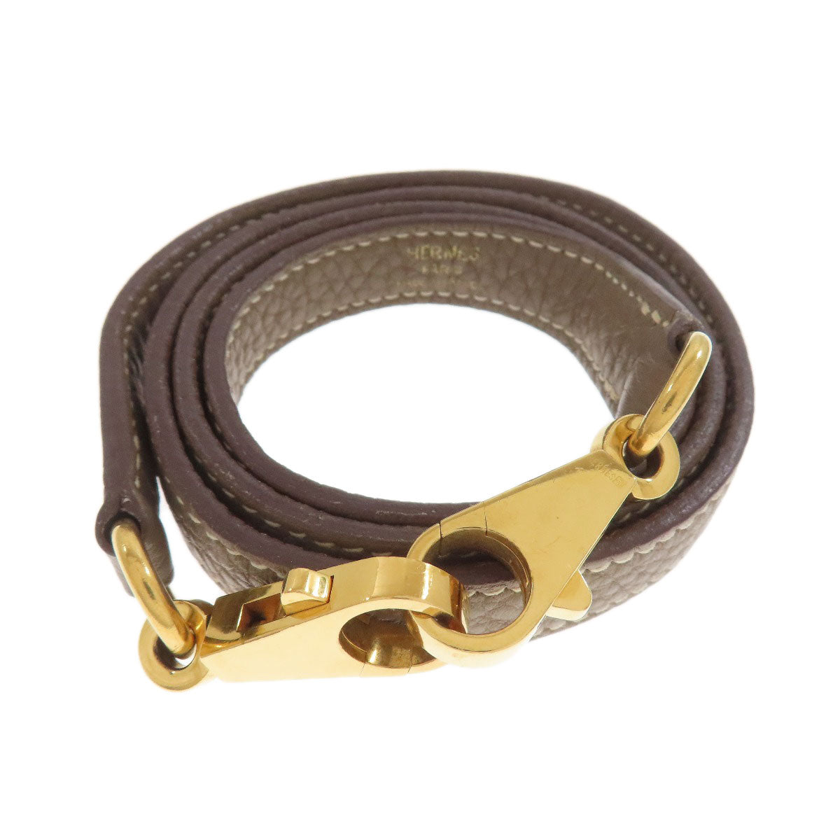 HERMES Kelly 28, Inner Stitch, Etoupe, Gold Hardware Handbag Taurillon Clemence Ladies [Used]