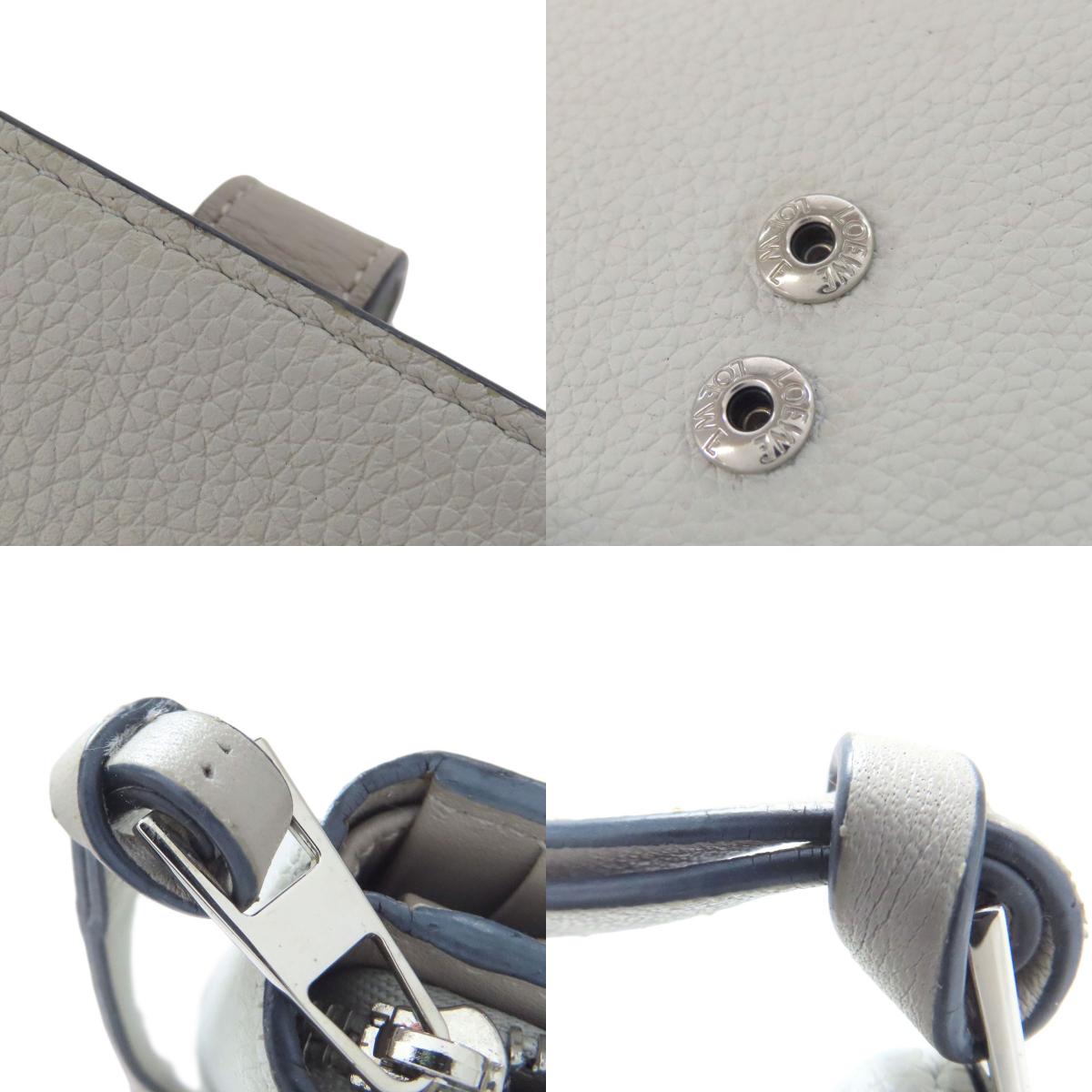 LOEWE Compact zip wallet Bifold Wallet with Coin Pocket Calf Ladies [Used]