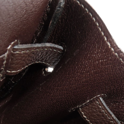 HERMES Birkin 35 SilverHardware Handbag Taurillon Clemence Ladies [Used]