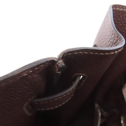 HERMES Birkin 35 SilverHardware Handbag Taurillon Clemence Ladies [Used]