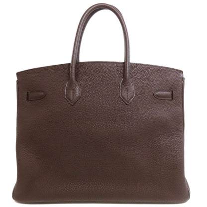 HERMES Birkin 35 SilverHardware Handbag Taurillon Clemence Ladies [Used]