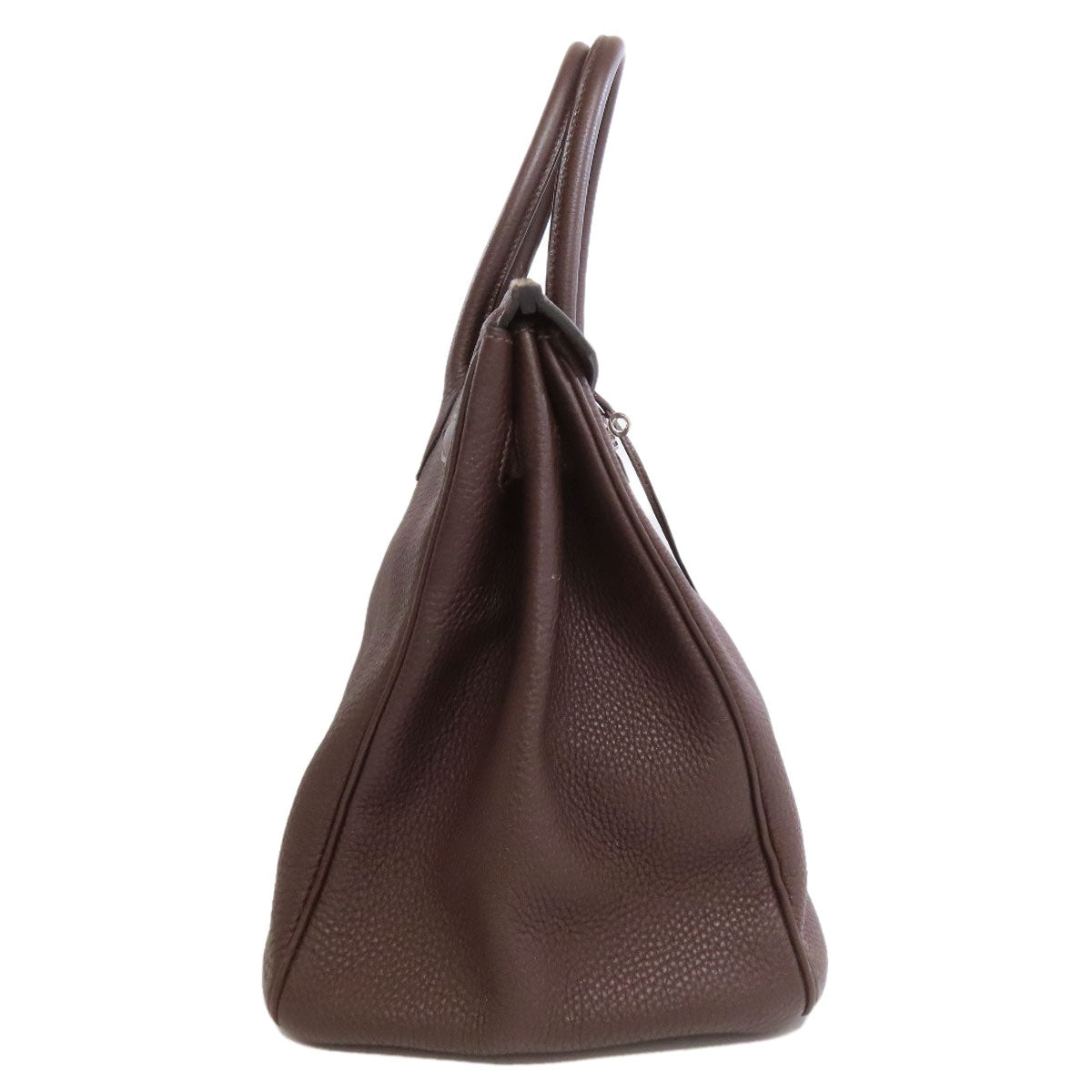 HERMES Birkin 35 SilverHardware Handbag Taurillon Clemence Ladies [Used]