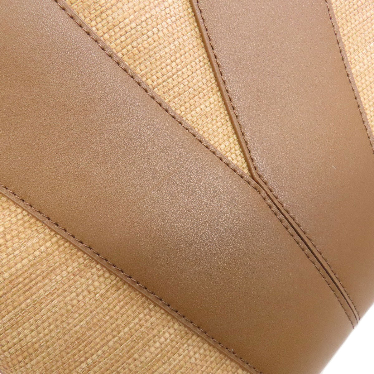 MAX MARA logo Tote Bag linen Ladies [Used]