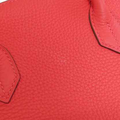 HERMES Birkin 30 Rose Jaipur Silver Hardware Handbag Taurillon Clemence Ladies [Used]