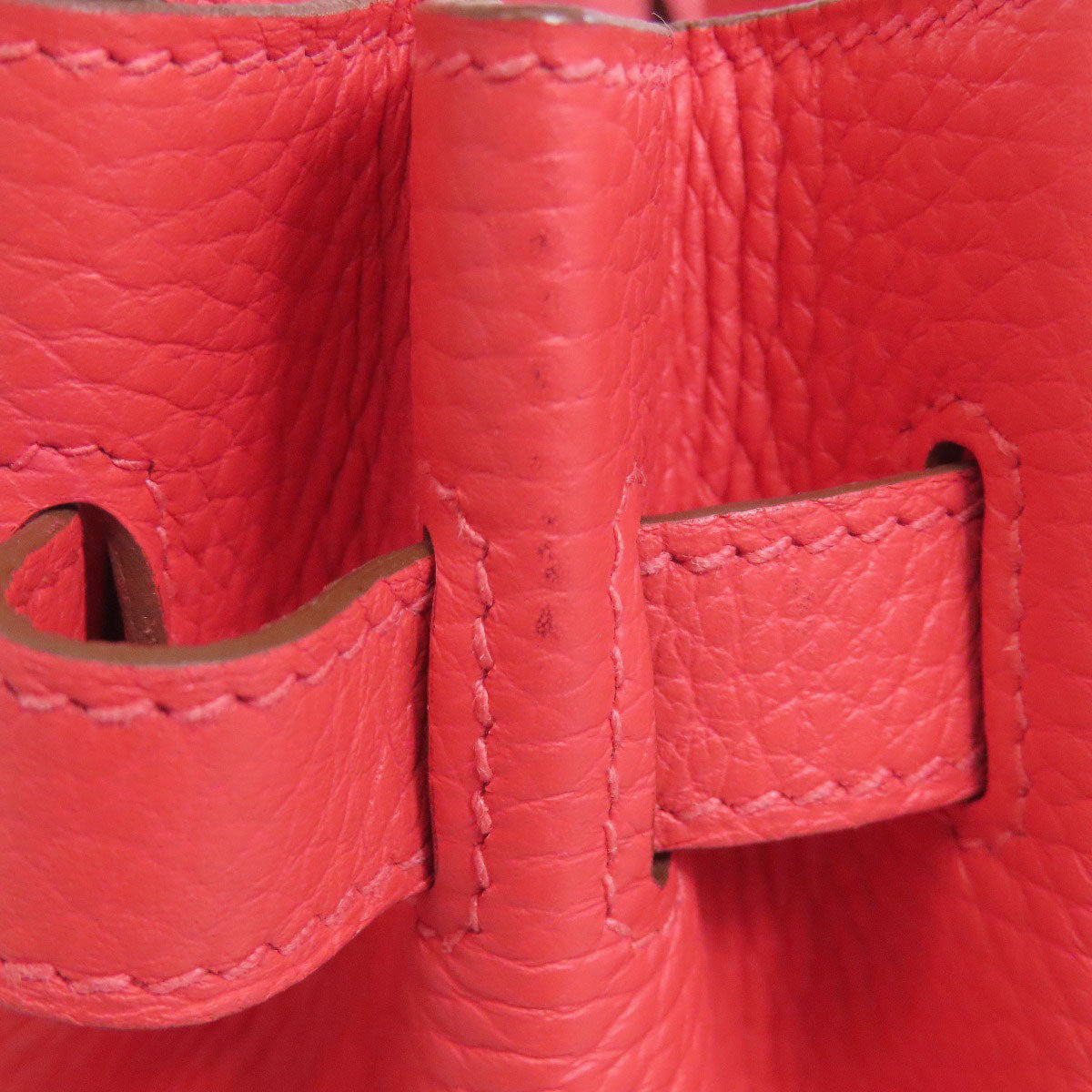 HERMES Birkin 30 Rose Jaipur Silver Hardware Handbag Taurillon Clemence Ladies [Used]