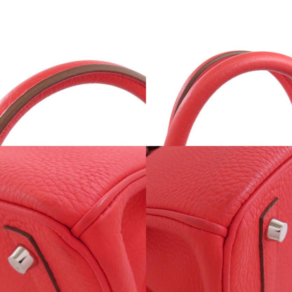 HERMES Birkin 30 Rose Jaipur Silver Hardware Handbag Taurillon Clemence Ladies [Used]