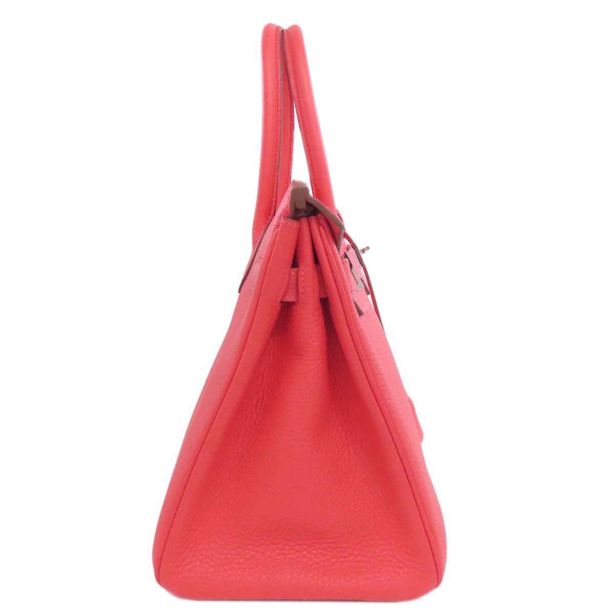 HERMES Birkin 30 Rose Jaipur Silver Hardware Handbag Taurillon Clemence Ladies [Used]