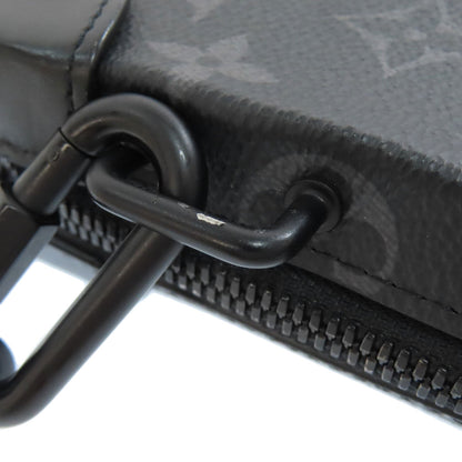 LOUIS VUITTON M69838 soft trunk wallet Long wallet (with coin pocket) Monogram Eclipse mens [Used]