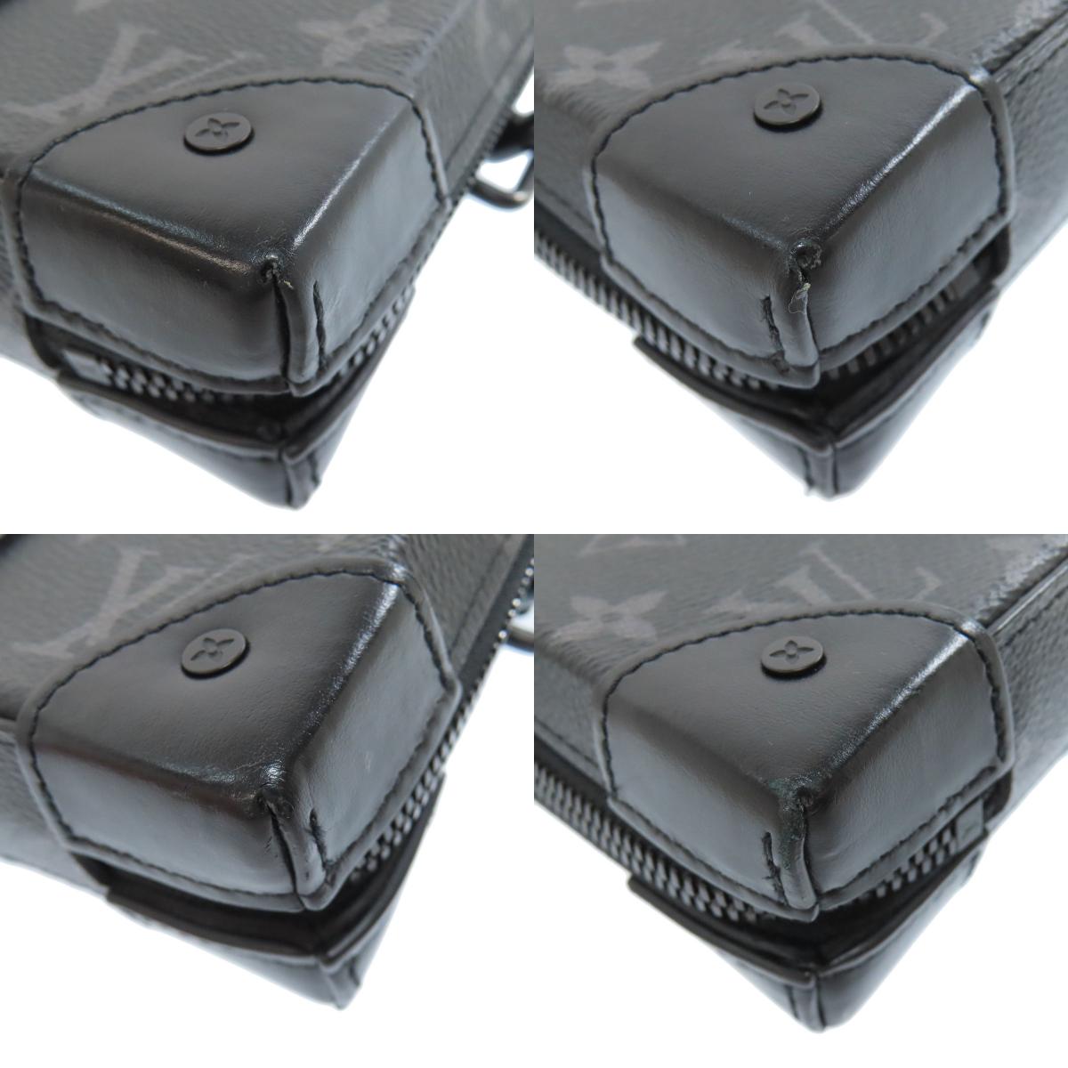 LOUIS VUITTON M69838 soft trunk wallet Long wallet (with coin pocket) Monogram Eclipse mens [Used]