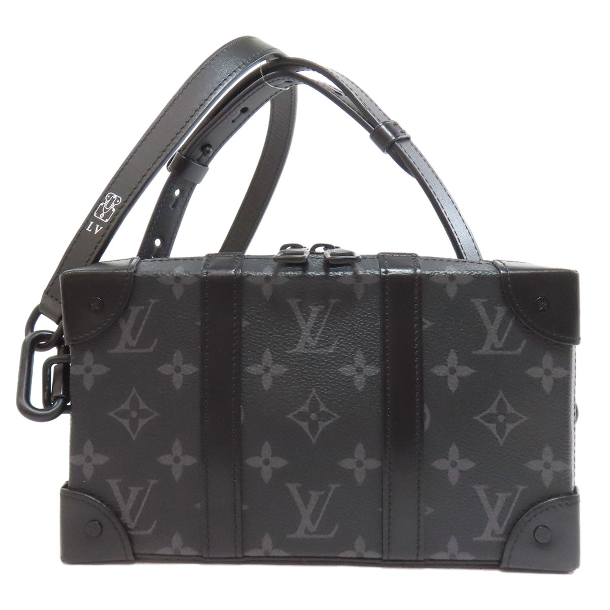 LOUIS VUITTON M69838 soft trunk wallet Long wallet (with coin pocket) Monogram Eclipse mens [Used]