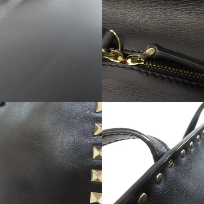 VALENTINO Rock studs Tote Bag Leather Ladies [Used]