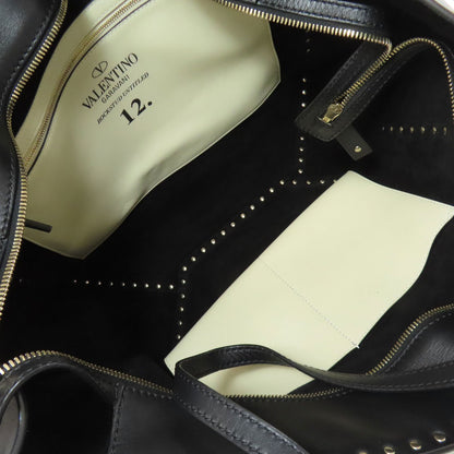 VALENTINO Rock studs Tote Bag Leather Ladies [Used]