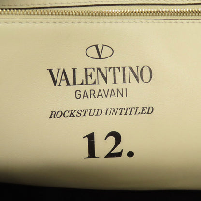 VALENTINO Rock studs Tote Bag Leather Ladies [Used]