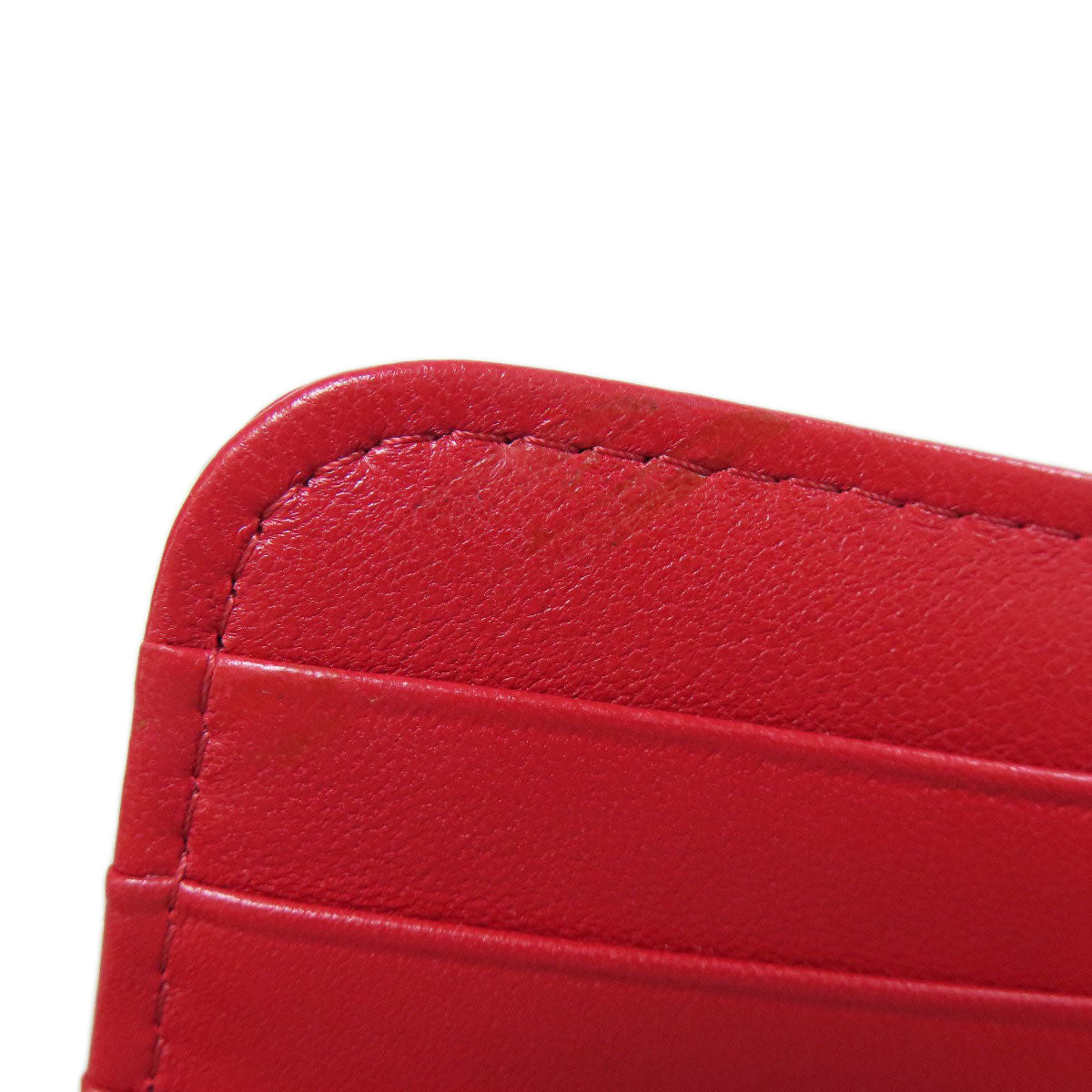 CHANEL ChainShoulder Matelasse SilverHardware Bifold Wallet with Coin Pocket Lambskin Ladies [Used]