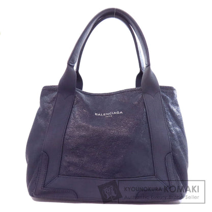 BALENCIAGA 339933 NAVY CABAS Handbag Calf Ladies [Used]