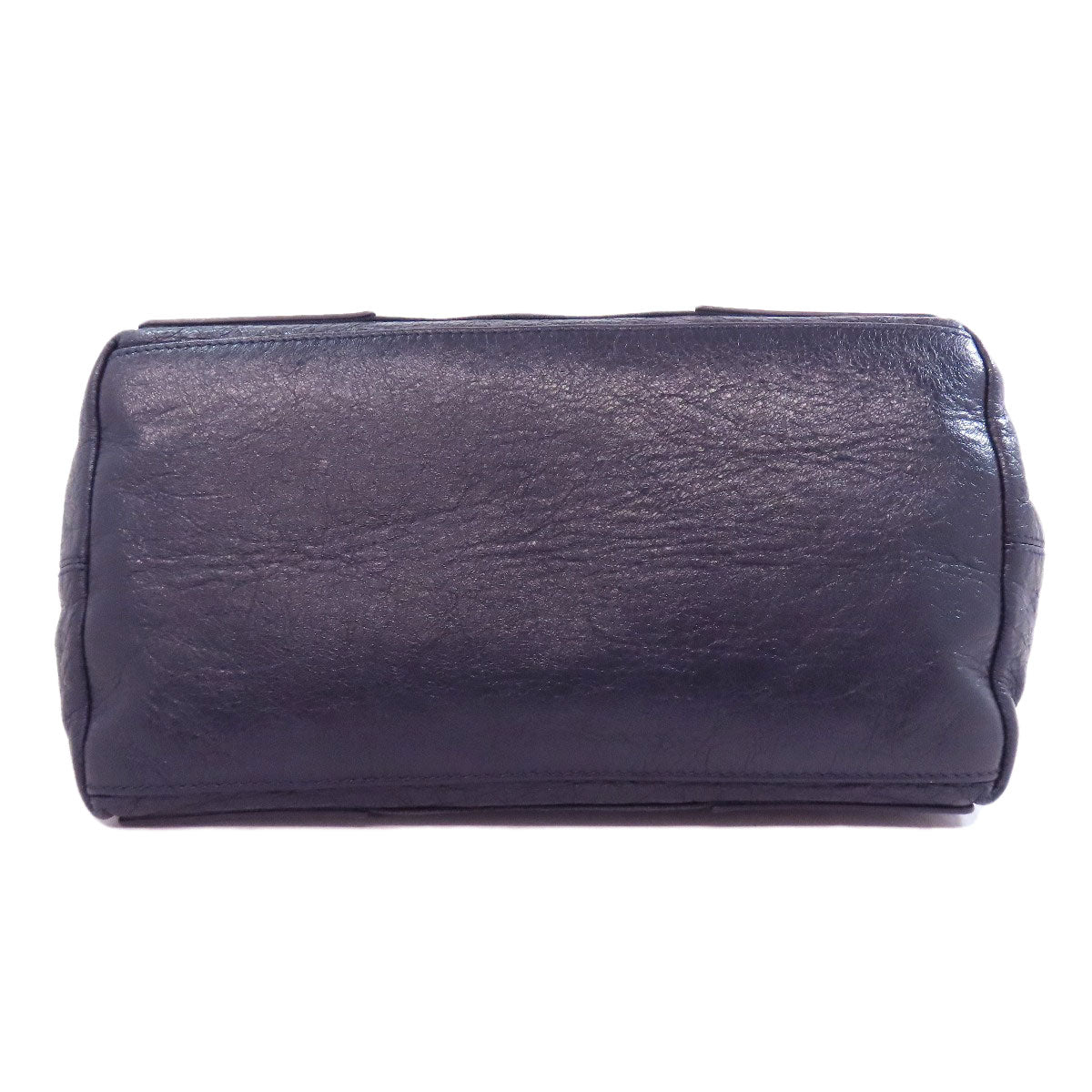 BALENCIAGA 339933 NAVY CABAS Handbag Calf Ladies [Used]