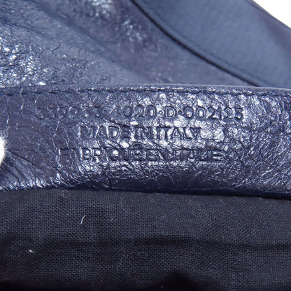 BALENCIAGA 339933 NAVY CABAS Handbag Calf Ladies [Used]