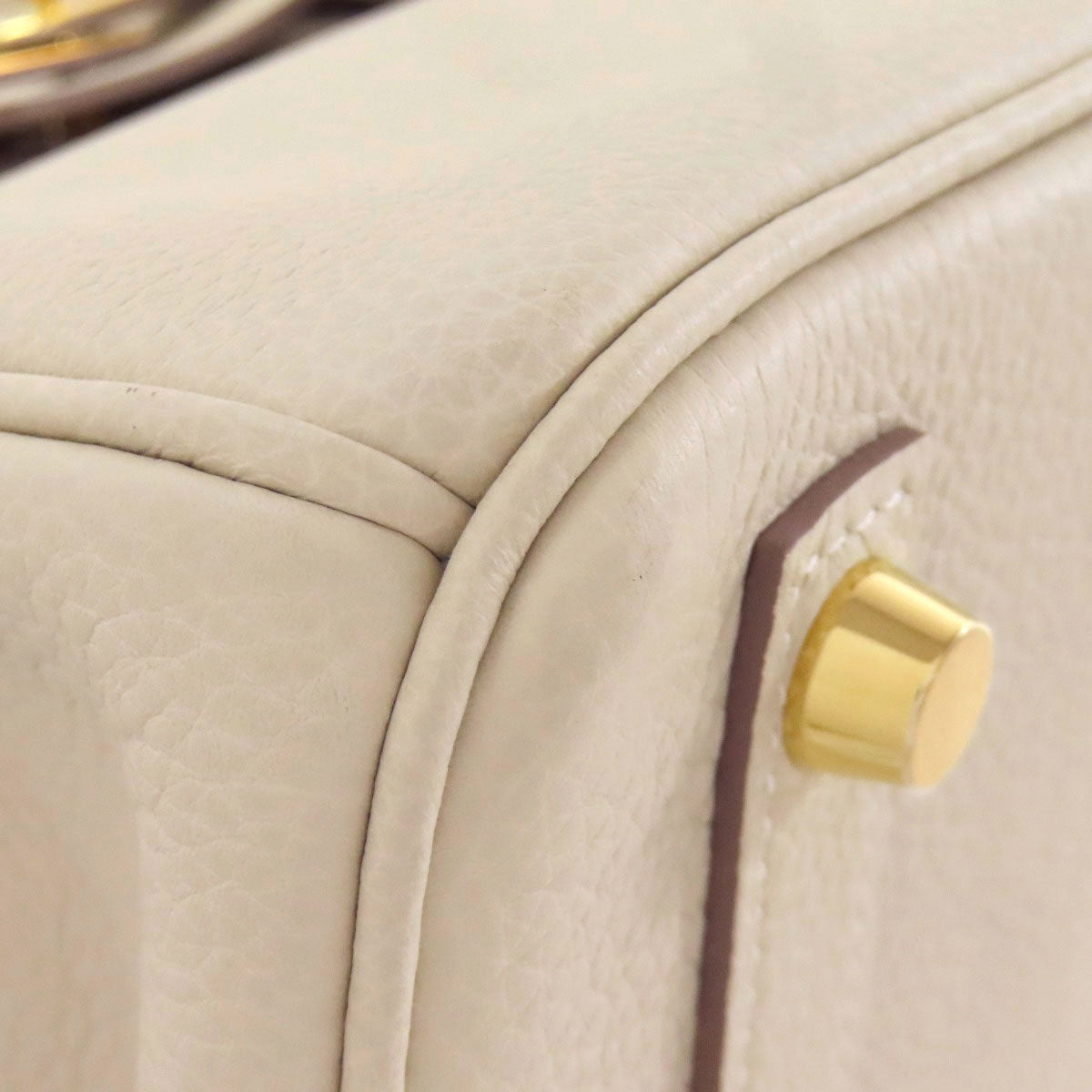 HERMES Birkin 25 Clé GoldHardware Handbag Togo Ladies [Used]