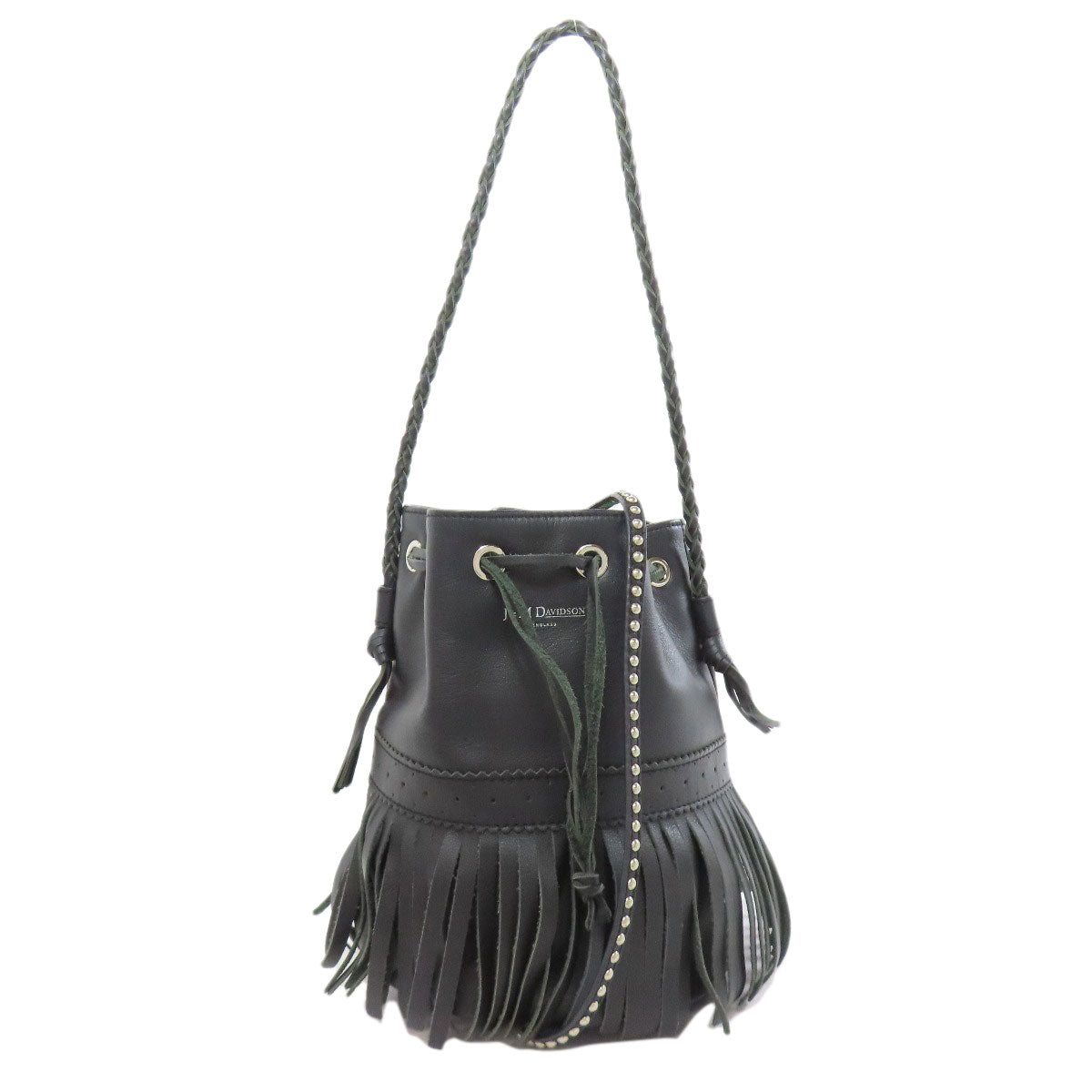 J&M Davidson Fringe motif 2WAY Shoulder Bag Calf Ladies [Used]