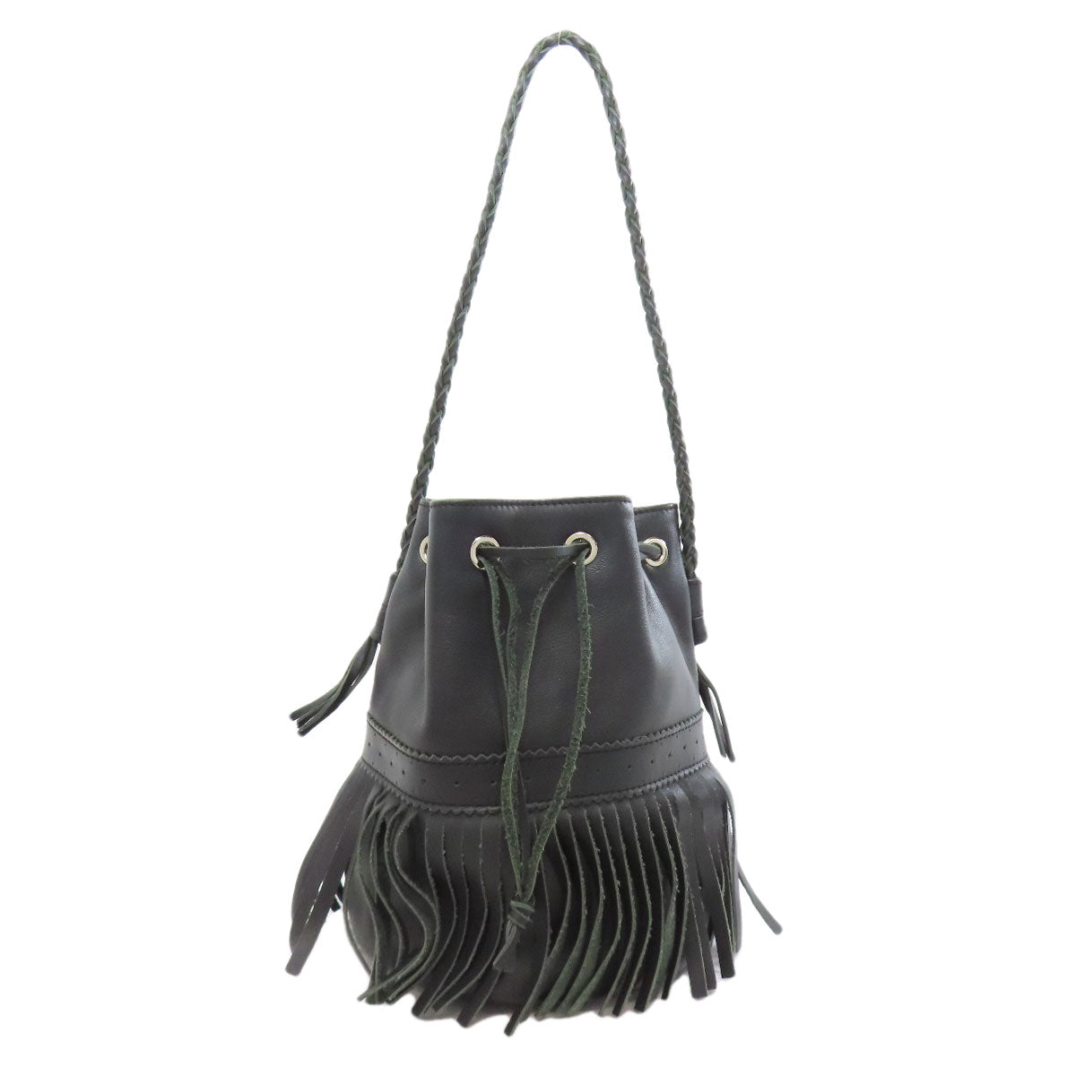 J&M Davidson Fringe motif 2WAY Shoulder Bag Calf Ladies [Used]