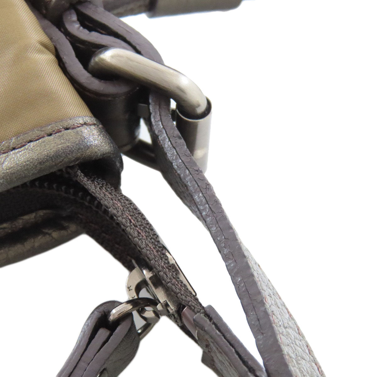 BURBERRY logo Shoulder Bag Nylon Ladies [Used]