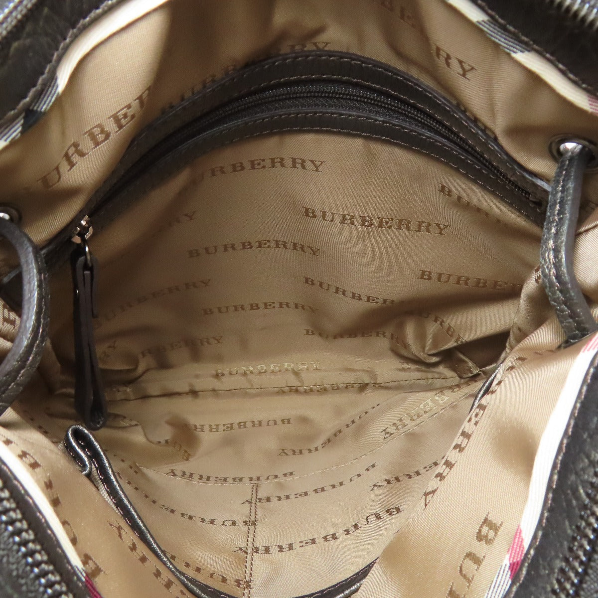 BURBERRY logo Shoulder Bag Nylon Ladies [Used]