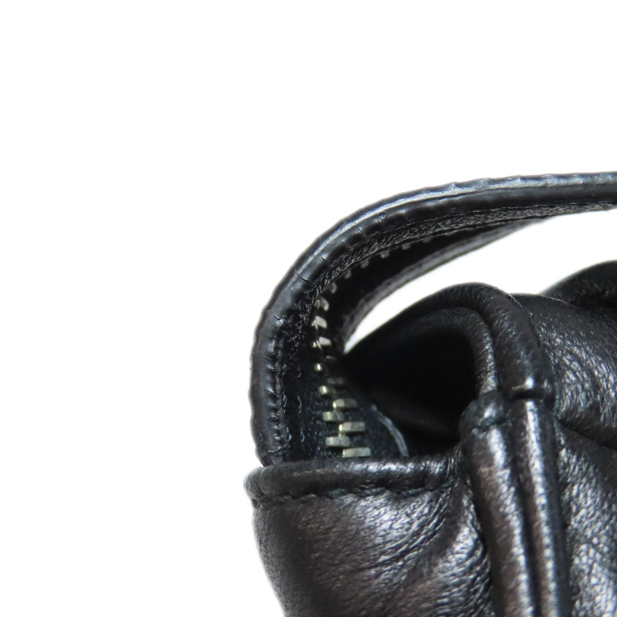 PRADA Simple design Shoulder Bag Lambskin Ladies [Used]