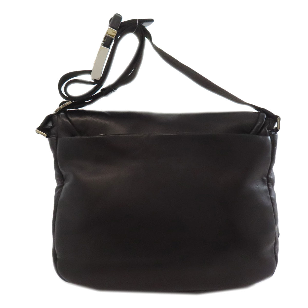 PRADA Simple design Shoulder Bag Lambskin Ladies [Used]