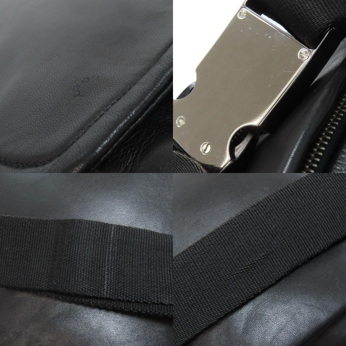 PRADA Simple design Shoulder Bag Lambskin Ladies [Used]