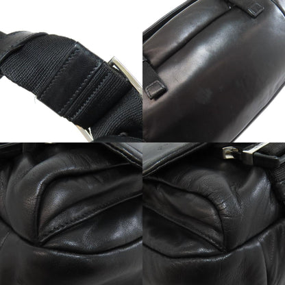 PRADA Simple design Shoulder Bag Lambskin Ladies [Used]