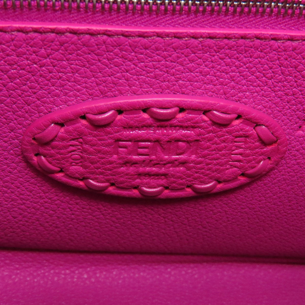 FENDI Mini Peek Boo 2WAY Handbag Calf Ladies [Used]